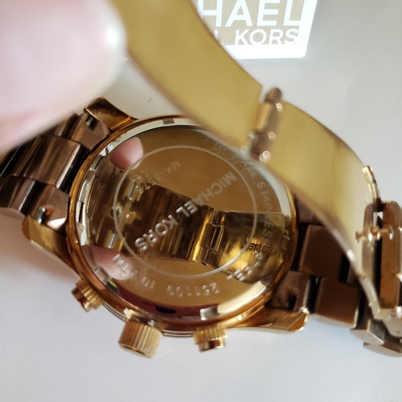 MK Rose Gold Watch - Picture 4 of 5